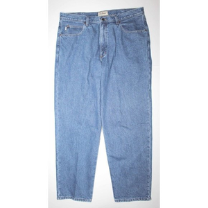 LL Bean Double L Relaxed Fit Flannel Lined Jeans Denim Straight Leg Mens 38 x 32